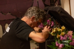 Tom (Shit Karate) mourns his guitar, Static Fest 2021.